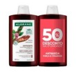 Klorane Champô  Quinina e  Edelweiss Bio Anti Queda 2 x 400ml - 50% desconto na segunda embalagem