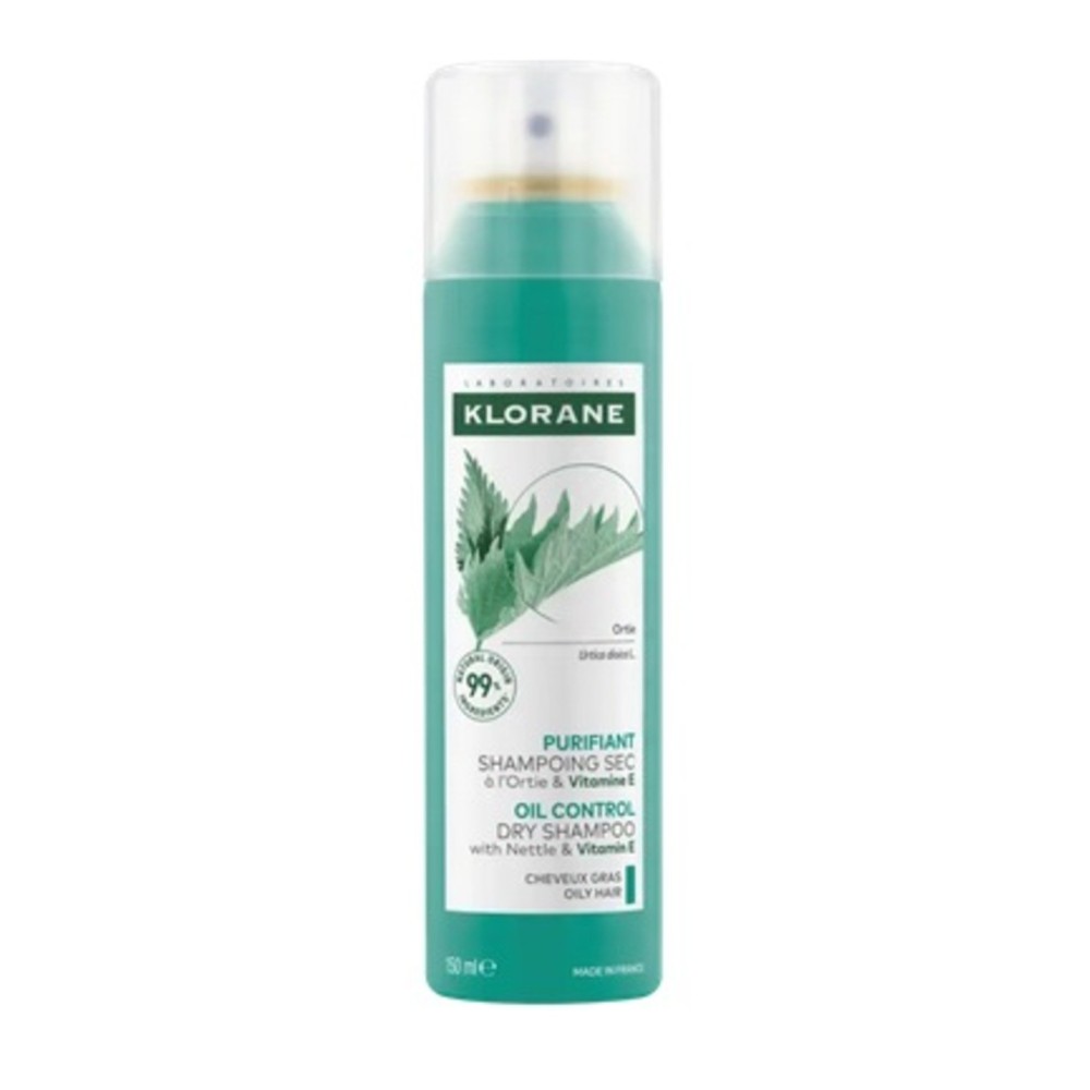 Klorane Champô  Seco Purificante com Urtiga e Vitamina E  150 ml
