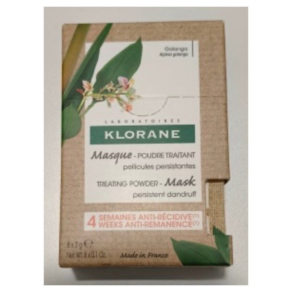 Klorane Capilar Máscara-Pó Galanga 8 x 3gr