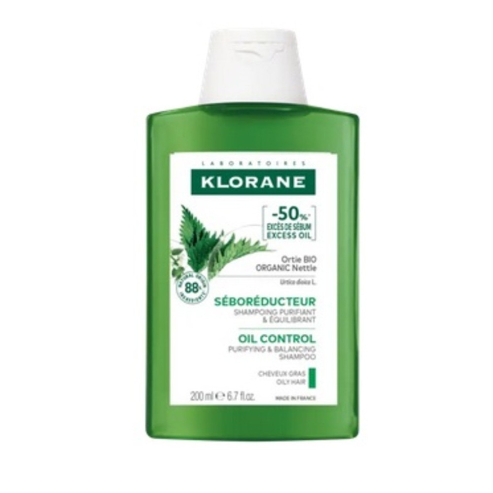 Klorane Champô  Urtiga Bio Cabelos Oleosos 200 ml
