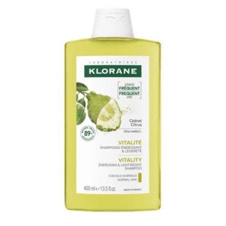 Klorane Champo com Cidra Cabelo Normal a Oleoso 400 ml