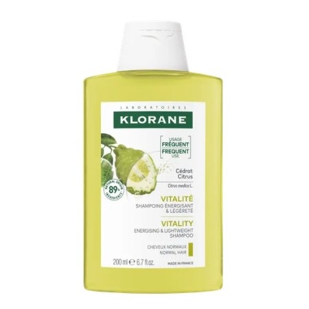 Klorane Champo com Cidra Cabelo Normal a Oleoso 400 ml
