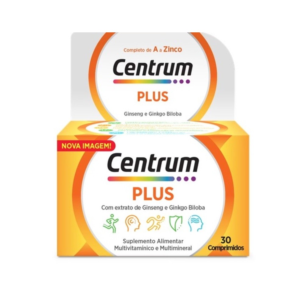 Centrum Plus Ginseng & Ginkgo 30 comprimidos