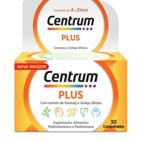 Centrum Plus Ginseng & Ginkgo 30 comprimidos