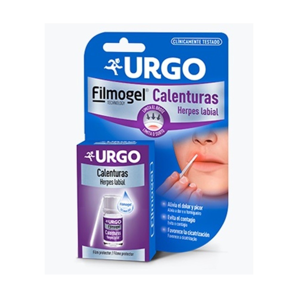 Urgo Filmogel Herpes Labial 3 ml com oferta de bolsa para transporte
