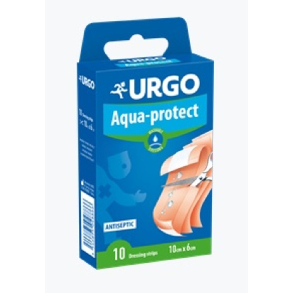 Urgo Pensos Aqua Protect 10 cm x 6 cm - 10 unidades