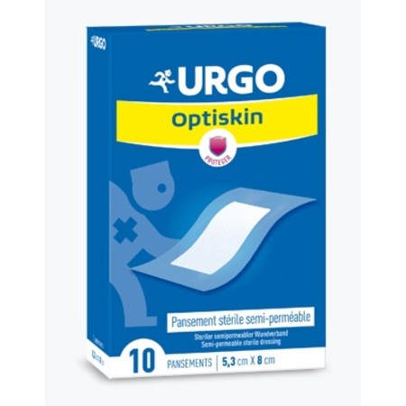 Urgo Penso Semi Permeável Estéril Optiskin 10 cm x 7 cm  -  10 unidades
