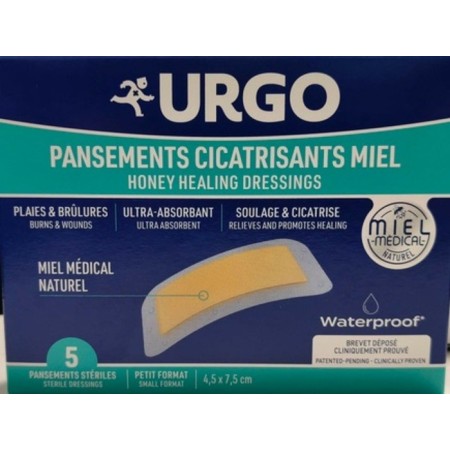 Urgo Pensos Estéreis Cicatrizantes de Mel  5 unidades