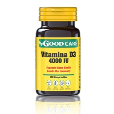 GoodCare Vitamina D3  4000 IU x 100 cápsulas
